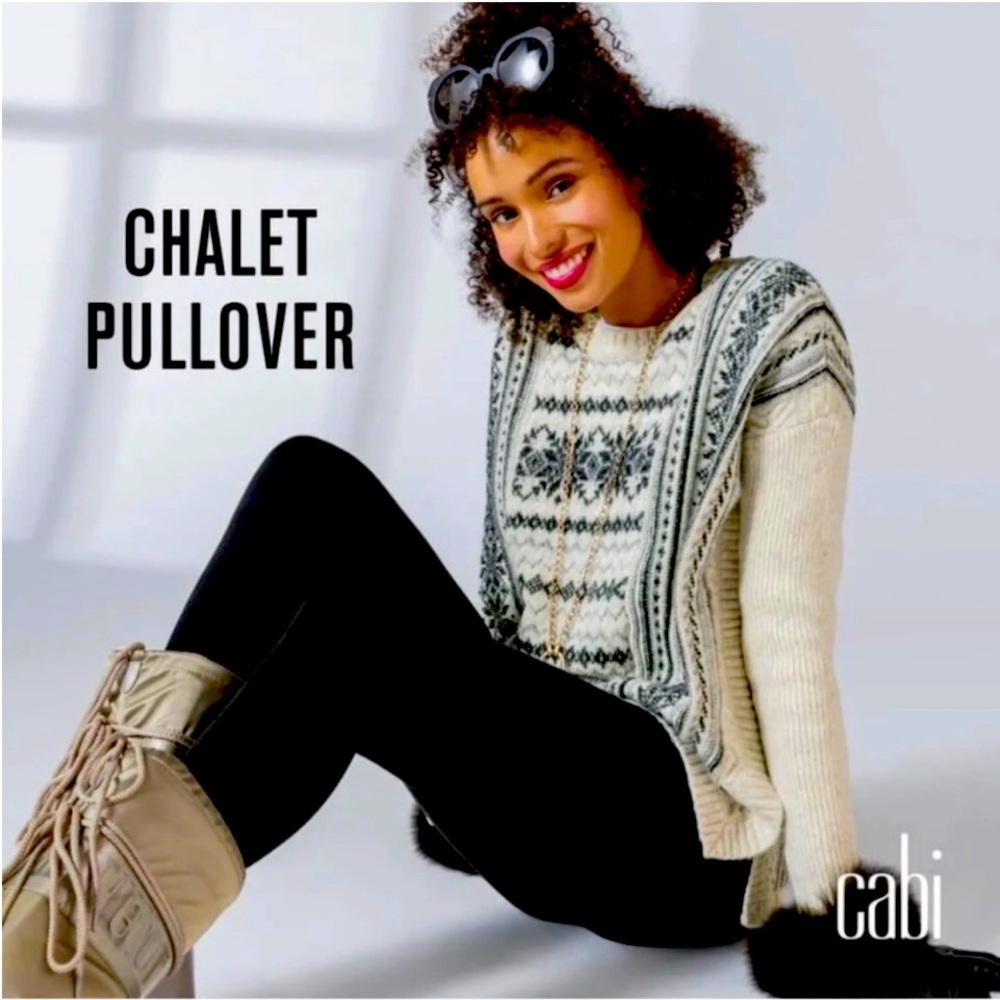 NWT | CABI 4410 Chalet Pullover - Picture 1 of 6